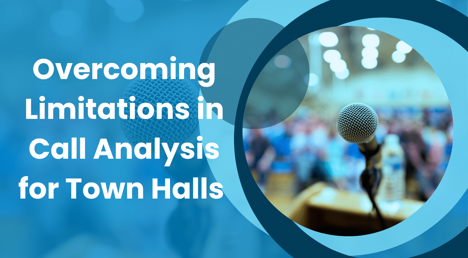 Overcoming Limitations in Call Analysis for Town Halls (and Teams Live Events)